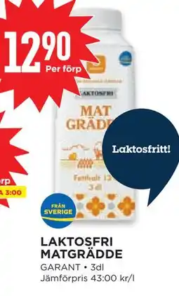 Willys LAKTOSFRI MATGRÄDDE erbjuda