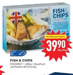 Willys FISH & CHIPS erbjuda