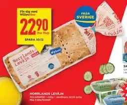 Willys Hemma NORRLANDS LEVÄJN, Medlemspris erbjuda