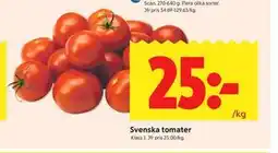 ICA Kvantum Svenska tomater erbjuda
