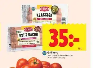 ICA Kvantum Grillkorv erbjuda