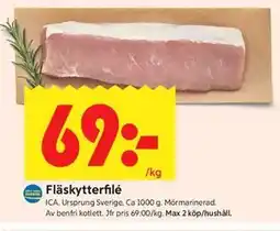 ICA Kvantum Fläskytterfilé erbjuda
