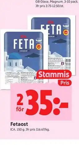 ICA Kvantum Fetaost, Medlemspris erbjuda