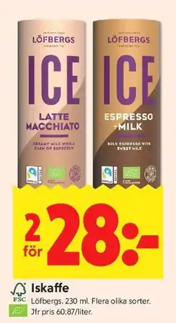ICA Kvantum Iskaffe erbjuda