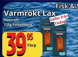 Supergrossen Varmrökt Lax erbjuda