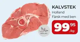 Matrix Butikerna Kalvstek holland färsk med ben erbjuda