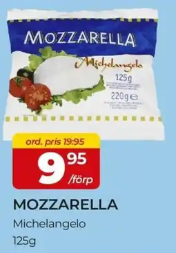 Matrix Butikerna Mozzarella michelangelo erbjuda