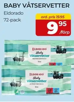 Matrix Butikerna Baby våtservetter eldorado erbjuda