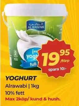Matrix Butikerna Yoghurt alrawabi erbjuda