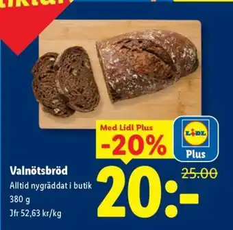 Lidl Valnötsbröd erbjuda