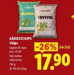 Lidl GÅRDSSCHIPS Chips erbjuda