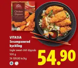 Lidl VITASIA Sesampanerad kyckling erbjuda