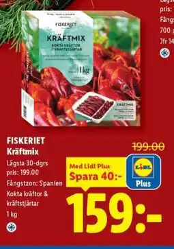 Lidl FISKERIET Kräftmix erbjuda