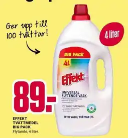 ÖoB EFFEKTV TVÄTTMEDEL BIG PACK erbjuda