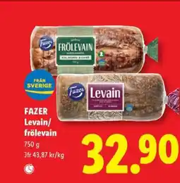 Lidl FAZER Levain/Frölevain erbjuda