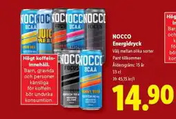 Lidl NOCCO Energidryck erbjuda