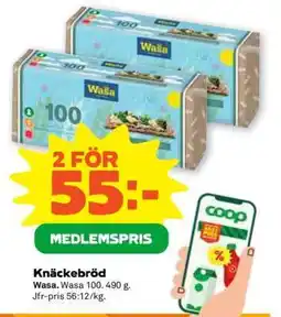Stora Coop KNÄCKEBRÖD erbjuda