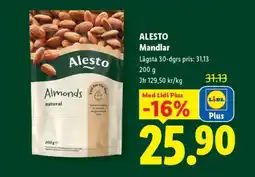Lidl Alesto Mandlar erbjuda