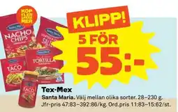 Stora Coop TEX-MEX erbjuda