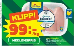 Stora Coop Färsk Kycklingbröstfilé erbjuda