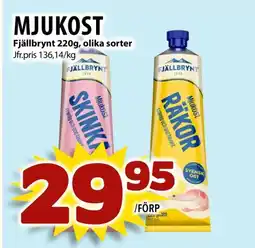 Matvärlden Tensta Fjällbrynt Mjukost erbjuda