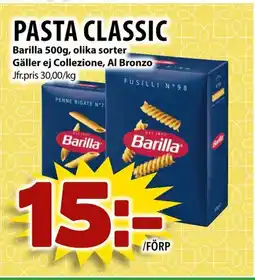 Matvärlden Tensta Barilla Pasta classic erbjuda