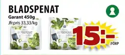 Matvärlden Tensta Garant Bladspenat erbjuda