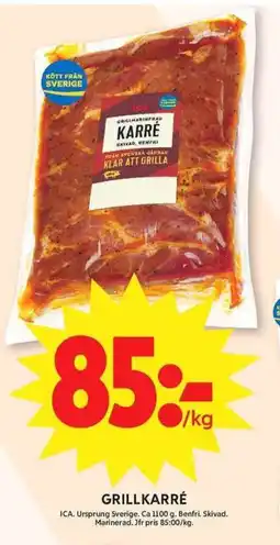 ICA Maxi Ica Grillkarré erbjuda
