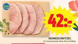 ICA Maxi Ica Skinkschnitzel erbjuda