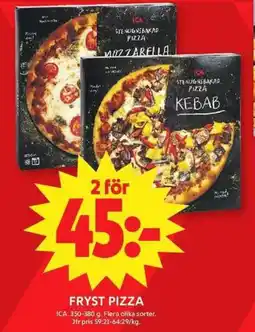 ICA Maxi Ica Fryst pizza erbjuda
