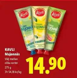 Lidl KAVLI Majonnäs erbjuda