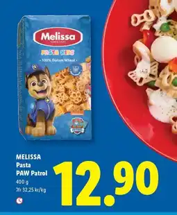 Lidl MELISSA Pasta PAW Patrol erbjuda