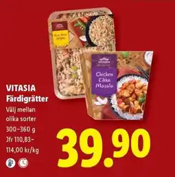 Lidl VITASIA Färdigrätter erbjuda