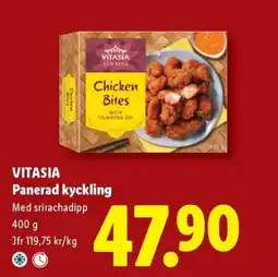 Lidl VITASIA Panerad kyckling erbjuda