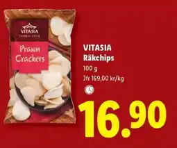 Lidl VITASIA Räkchips erbjuda