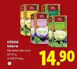 Lidl VITASIA Grönt te erbjuda