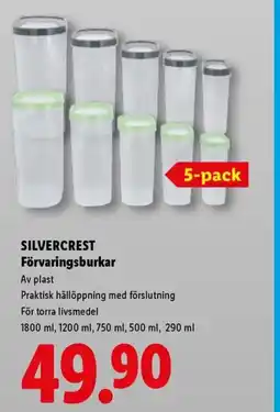 Lidl SILVERCREST Förvaringsburkar erbjuda