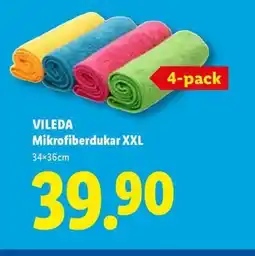 Lidl VILEDA Mikrofiberdukar XXL erbjuda