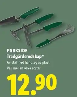 Lidl PARKSIDE Trädgårdsredskap erbjuda