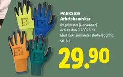 Lidl PARKSIDE Arbetshandskar erbjuda