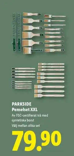 Lidl PARKSIDE Penselset XXL erbjuda