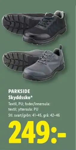 Lidl PARKSIDE Skyddssko erbjuda