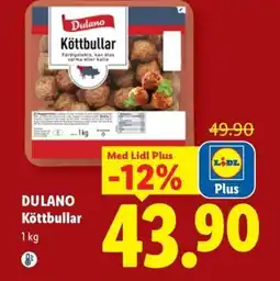 Lidl DULANO Köttbullar erbjuda
