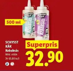 Lidl SCHYSST KÄK Kebabsås erbjuda