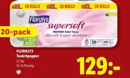 Lidl FLORALYS Toalettpapper erbjuda