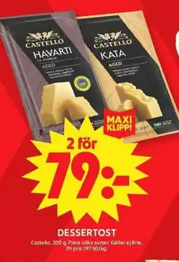 ICA Maxi Castello Dessertost erbjuda