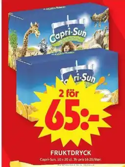 ICA Maxi Capri-Sun Fruktdryck erbjuda