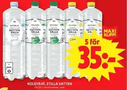 ICA Maxi ICA Kolsyrat, stilla vatten erbjuda