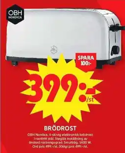 ICA Maxi Brödrost erbjuda