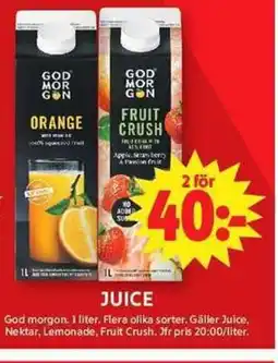 ICA Maxi God morgon Juice erbjuda